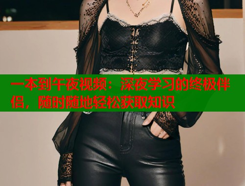 一本到午夜视频：深夜学习的终极伴侣，随时随地轻松获取知识