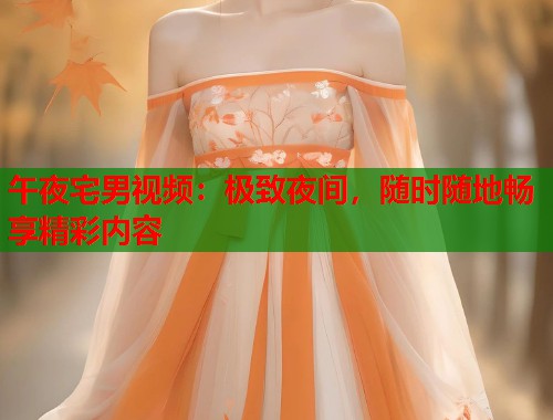午夜宅男视频：极致夜间，随时随地畅享精彩内容