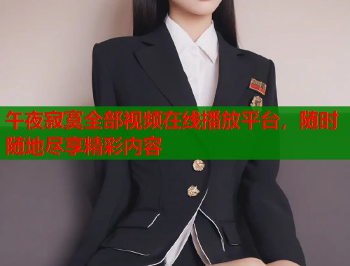 午夜寂寞全部视频在线播放平台，随时随地尽享精彩内容